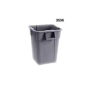  Commercial LLDPE 28 Gallon Brute Waste Container without Lid 
