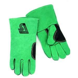  Steiner 023NT Welding Gloves, Green Natural Thumb Premium 