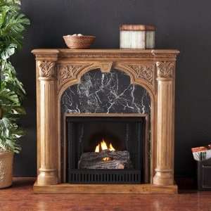  Bailey Gel Fuel Fireplace in Old World Oak