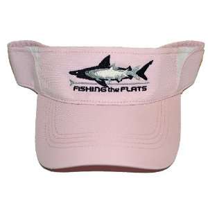  Fishing The Flats TV   Ladies Visor, Pink Sports 