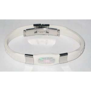   tm) White Extreme Energy Balance wristbands